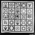 Quilt, Album pattern, Members of the Brown and Turner families, Cotton, American