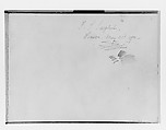 First Page of Switzerland 1870 Sketchbook, John Singer Sargent (American, Florence 1856–1925 London), Graphite on off-white wove paper, American