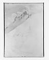Alpine Village (from Switzerland 1870 Sketchbook), John Singer Sargent (American, Florence 1856–1925 London), Watercolor and graphite on off-white wove paper, American