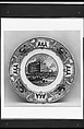 Plate, Thomas Dimmock & Co. British, Earthenware, transfer-printed, British (American market)