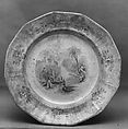 Dish, Joseph Heath, Earthenware, transfer-printed, British (American market)