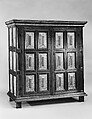 Kast, Painted white oak, red oak, American