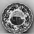 Plate, Job & John Jackson, Earthenware, transfer-printed, British (American market)