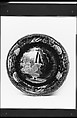 Dish, Enoch Wood & Sons (British, active Burslem, 1818–46), Earthenware, transfer-printed, British (American market)