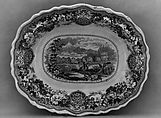Vegetable Dish, William Adams & Sons British, Earthenware, transfer-printed, British (American market)