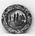 Plate, Joseph Stubbs, Earthenware, transfer-printed, British (American market)