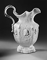 Pitcher, Designed by Karl L. H. Müller (1820–1887), Parian porcelain, American