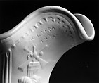 Pitcher, Designed by Karl L. H. Müller (1820–1887), Parian porcelain, American