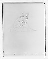 Sketchbook of Figure and Landscape Subjects, Francis William Edmonds (American, Hudson, New York 1806–1863 Bronxville, New York), Drawings in graphite and pen and brown ink on off-white wove paper, bound in marbled paper with leather spine and corners, American