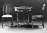 Side Chair, Bird's-eye maple, maple, tulip poplar, American
