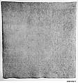 Quilt, Wholecloth calamanco, Wool, American