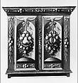 Kast, Painted yellow poplar, red oak, white pine, American