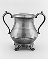 Slop Bowl, Thomas Danforth Boardman (1784–1873), Britannia metal, American
