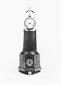 Clock, Simon Willard (1753–1848), Mahogany, mahogany veneer, white pine, brass, glass, American