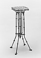 Stand, Brass, iron, American