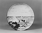 Plate, Manufactured by Willets Manufacturing Company (1879–1908), Belleek porcelain, American
