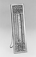 Thermometer, Designed by Louis C. Tiffany (American, New York 1848–1933 New York), Gilt bronze, American