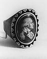 Mourning Ring, Gold, enamel