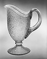 Tree of life pitcher, Portland Glass Company or American, Glass, American