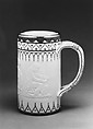 Mug, Designed by Karl L. H. Müller (1820–1887), Porcelain, American