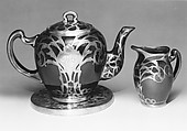 Cream Pitcher, Lenox, Incorporated (American, Trenton, New Jersey, established 1889), Porcelain, silver overlay, American