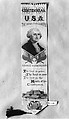 Badge of George Washington, Silk, woven, American