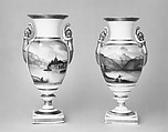 Vase, Probably decorated by Thomas Tucker (1812–1890), Porcelain, American