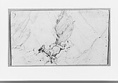 The Fable of the Miller, His Son and the Donkey  No. 9, Elihu Vedder (American, New York 1836–1923 Rome), Graphite on paper, American