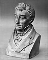 Bust of the Marquis de Lafayette, Pierre Joseph Chardigny, Waxed plaster