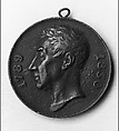 Medal of the Marquis de Lafayette, Jacques Edouard Gatteaux (French, Paris 1788–1881 Paris), Iron