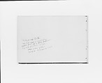 Inscription with description of rocks at Cape Flattery (from Sketchbook X), William Trost Richards American, Graphite on off-white wove paper, American