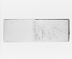 Mountain Landscape (from Sketchbook X), William Trost Richards  American, Graphite on off-white wove paper, American