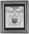 Coat of Arms, H. Goodwin American, Silk, gold and metallic thread, embroidered, American