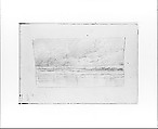 Sea and Sky in a Deluge (from Sketchbook VII), William Trost Richards American, Graphite on off-white wove paper, American