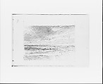 Seascape (from Sketchbook VII), William Trost Richards  American, Black ink, graphite, on off-white wove paper, American