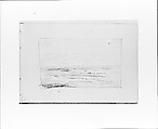 Seascape (from Sketchbook VII), William Trost Richards  American, Graphite on off-white wove paper, American