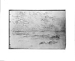 Sketch of Clouds and Sea (from Sketchbook VII), William Trost Richards American, Graphite on off-white wove paper, American