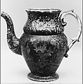 Coffeepot, Enoch Wood & Sons (British, active Burslem, 1818–46), Earthenware, transfer-printed, British (American market)