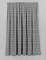 Curtain, Woven rayon and cotton, American