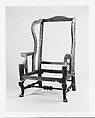 Easy chair, Black walnut, beech, soft maple, maple, American