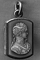 Cameo Locket, Sardonyx, gold, French