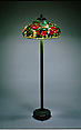 Floor Lamp, Designed by Louis C. Tiffany (American, New York 1848–1933 New York), Leaded glass and bronze, American