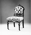 Side chair, Herter Brothers (German, active New York, 1864–1906), Rosewood; gilding, American