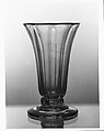 Jelly Glass, Blown pattern-molded lead glass, American or British