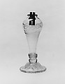 Whale Oil Lamp, Pressed and free-blown lead glass