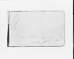 Sketchbook of Northwest American and Canadian Scenery, Albert Bierstadt (American, Solingen 1830–1902 New York), Drawings in graphite on off-white wove paper, bound in a leather cover, American