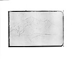 Sketchbook of Northwest American and Canadian Scenery, Albert Bierstadt (American, Solingen 1830–1902 New York), Drawings in graphite on off-white wove paper, bound in a leather cover, American