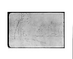 Kalama, Columbia River, Washington (from Sketchbook), Albert Bierstadt (American, Solingen 1830–1902 New York), Graphite on wove paper, American