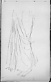 Legs and Costume of a Javanese Dancer (from Sketchbook of Javanese Dancers), John Singer Sargent (American, Florence 1856–1925 London), Graphite on off-white wove paper, American