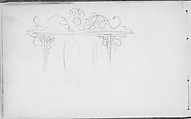 Architectural Ornament (from Sketchbook of Javanese Dancers), John Singer Sargent American, Graphite on off-white wove paper, American